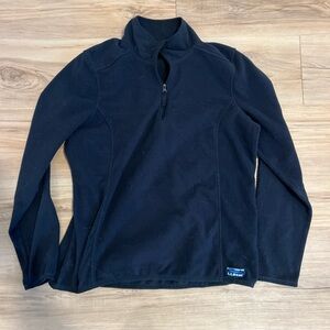L.L. Bean Men's Black Zip-Up Sweater